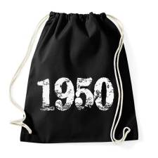 PRINTFASHION 1950 - Sportzsák, Tornazsák - Fekete tornazsák