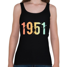 PRINTFASHION 1951 - Női atléta - Fekete