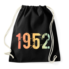 PRINTFASHION 1952 - Sportzsák, Tornazsák - Fekete tornazsák