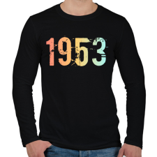 PRINTFASHION 1953 - Férfi hosszú ujjú póló - Fekete férfi póló
