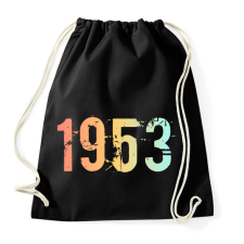 PRINTFASHION 1953 - Sportzsák, Tornazsák - Fekete tornazsák