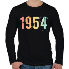 PRINTFASHION 1954 - Férfi hosszú ujjú póló - Fekete férfi póló