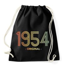 PRINTFASHION 1954 - Sportzsák, Tornazsák - Fekete tornazsák