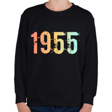 PRINTFASHION 1955 - Gyerek pulóver - Fekete
