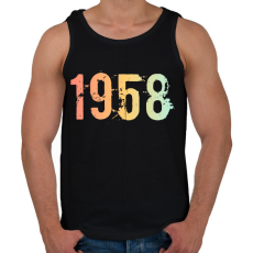 PRINTFASHION 1958 - Férfi atléta - Fekete