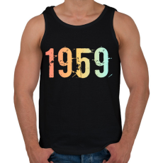 PRINTFASHION 1959 - Férfi atléta - Fekete