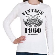 PRINTFASHION 1960 - Női hosszú ujjú póló - Fehér női póló