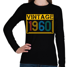 PRINTFASHION 1960 - Női hosszú ujjú póló - Fekete