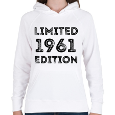 PRINTFASHION 1961 - Női kapucnis pulóver - Fehér női pulóver, kardigán