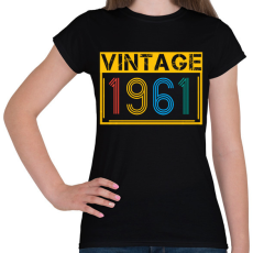 PRINTFASHION 1961 - Női póló - Fekete