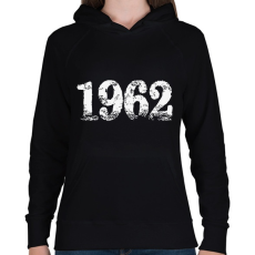PRINTFASHION 1962 - Női kapucnis pulóver - Fekete