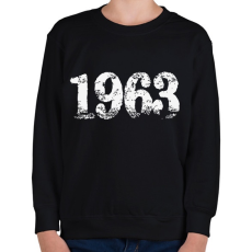 PRINTFASHION 1963 - Gyerek pulóver - Fekete