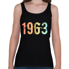 PRINTFASHION 1963 - Női atléta - Fekete női trikó