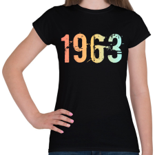 PRINTFASHION 1963 - Női póló - Fekete női póló