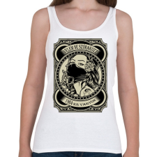 PRINTFASHION 1964 Velem ne szórakozz - Női atléta - Fehér női trikó