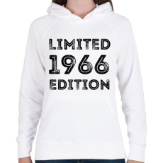 PRINTFASHION 1966 - Női kapucnis pulóver - Fehér