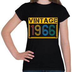 PRINTFASHION 1966 - Női póló - Fekete