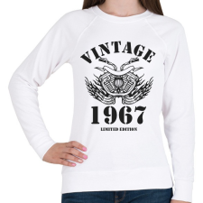 PRINTFASHION 1967 - Női pulóver - Fehér női pulóver, kardigán