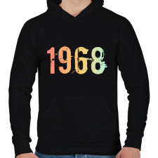 PRINTFASHION 1968 - Férfi kapucnis pulóver - Fekete férfi pulóver, kardigán