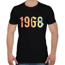 PRINTFASHION 1968 - Férfi póló - Fekete