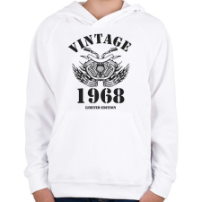 PRINTFASHION 1968 - Gyerek kapucnis pulóver - Fehér gyerek pulóver, kardigán