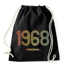 PRINTFASHION 1968 - Sportzsák, Tornazsák - Fekete tornazsák