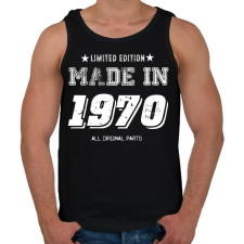 PRINTFASHION 1970 - Férfi atléta - Fekete atléta, trikó