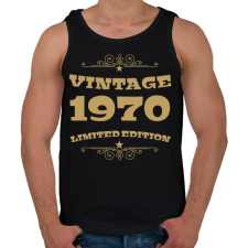 PRINTFASHION 1970 - Férfi atléta - Fekete atléta, trikó