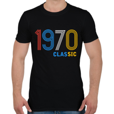 PRINTFASHION 1970 - Férfi póló - Fekete