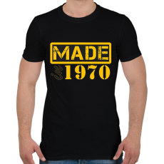 PRINTFASHION 1970 - Férfi póló - Fekete