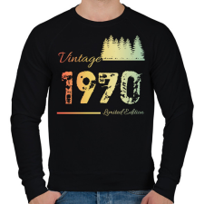 PRINTFASHION 1970 - Férfi pulóver - Fekete férfi pulóver, kardigán