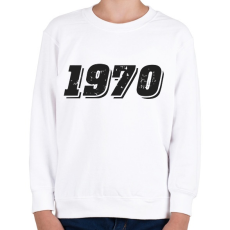 PRINTFASHION 1970 - Gyerek pulóver - Fehér