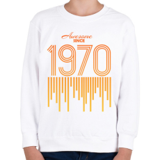 PRINTFASHION 1970 - Gyerek pulóver - Fehér