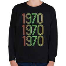 PRINTFASHION 1970 - Gyerek pulóver - Fekete gyerek pulóver, kardigán