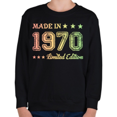 PRINTFASHION 1970 - Gyerek pulóver - Fekete
