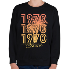PRINTFASHION 1970 - Gyerek pulóver - Fekete gyerek pulóver, kardigán