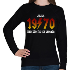PRINTFASHION 1970 július - Legenda születik (ACDC stílus) - Női pulóver - Fekete női pulóver, kardigán