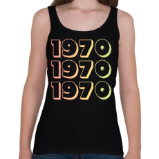 PRINTFASHION 1970 - Női atléta - Fekete