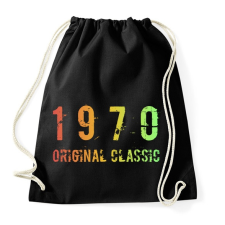 PRINTFASHION 1970 - Sportzsák, Tornazsák - Fekete tornazsák