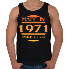 PRINTFASHION 1971 - Férfi atléta - Fekete