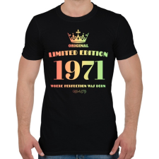 PRINTFASHION 1971 - Férfi póló - Fekete férfi póló