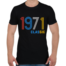 PRINTFASHION 1971 - Férfi póló - Fekete férfi póló