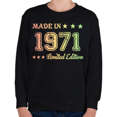 PRINTFASHION 1971 - Gyerek pulóver - Fekete