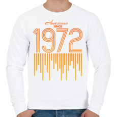 PRINTFASHION 1972 - Férfi pulóver - Fehér