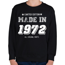 PRINTFASHION 1972 - Gyerek pulóver - Fekete