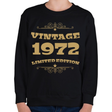 PRINTFASHION 1972 - Gyerek pulóver - Fekete
