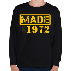 PRINTFASHION 1972 - Gyerek pulóver - Fekete