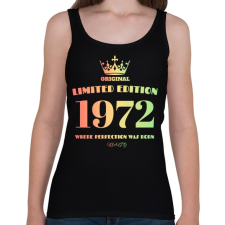 PRINTFASHION 1972 - Női atléta - Fekete női trikó