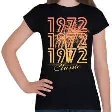 PRINTFASHION 1972 - Női póló - Fekete női póló