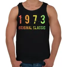 PRINTFASHION 1973 - Férfi atléta - Fekete atléta, trikó